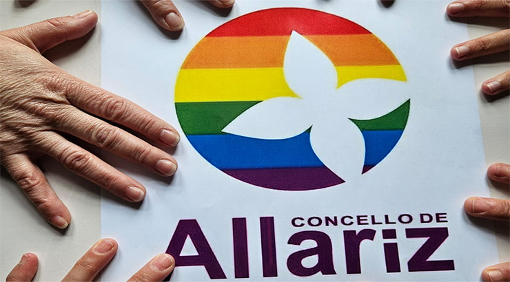 Allariz vístese de cores para o Día do Orgullo LGTBI+