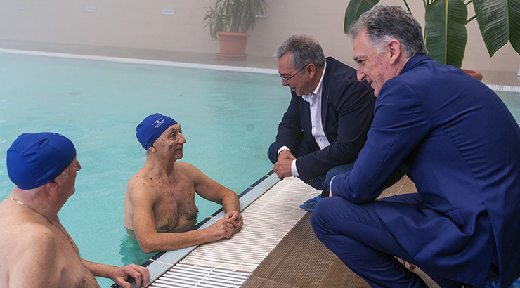 O Balneario de Arnoia acolle aos primeiros usuarios do Programa de Respiro Termal